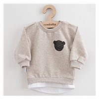 Baba együttes póló és szabadidő nadrág New Baby Brave Bear ABS bézs