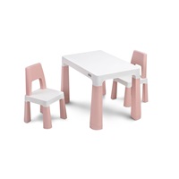 Gyermekasztal és 2 szék készlet Toyz MONTI pink