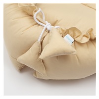 Babafészek paplannal kisbabák számára New Baby Colours beige