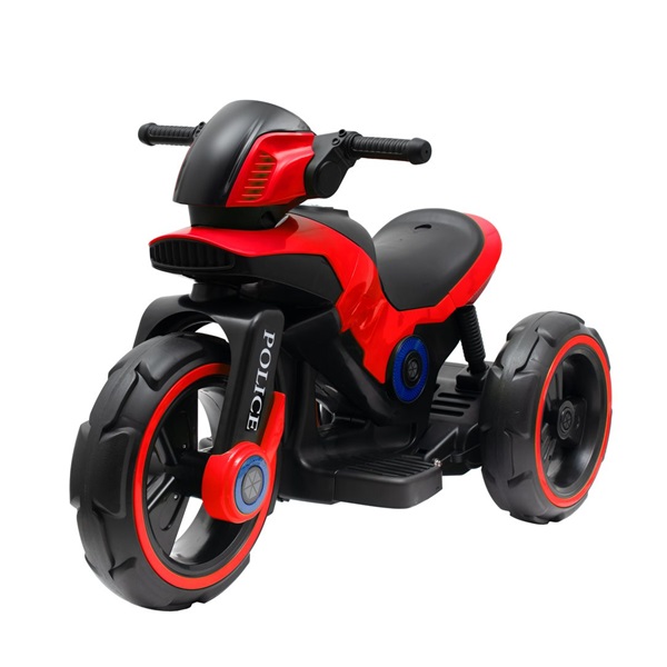 Gyermek elektromos motor Baby Mix POLICE piros (a csomagolás sérült)