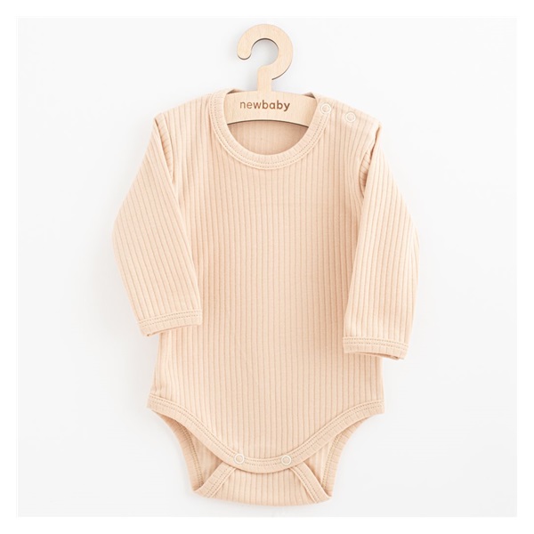 Hosszú ujjú baba body New Baby Practical bézs