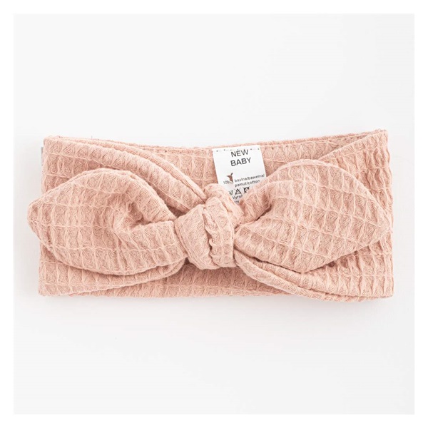 Baba muszlin fejpánt New Baby Comfort clothes rózsaszín