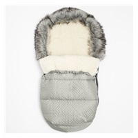 Téli lábzsák New Baby Lux Wool szürke