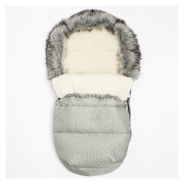 Téli lábzsák New Baby Lux Wool szürke