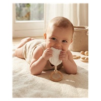 Baba rágóka New Baby Leaf white