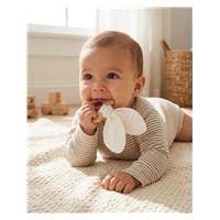 Baba rágóka madárral  New Baby Bird white