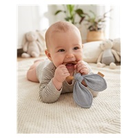 Rágóka levelekkel New Baby Ears grey