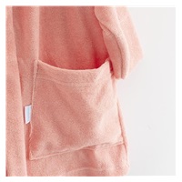 Gyerek frottír fürdőköpeny New Baby Comfortable pink