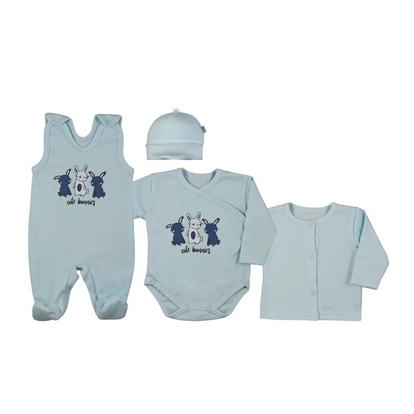 4-részes baba együttes Koala Rabbit blue