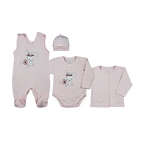 4-részes baba együttes Koala Rabbit pink