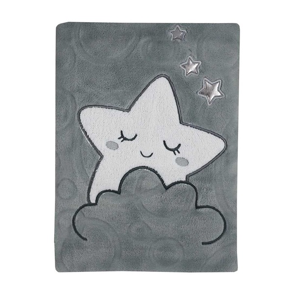 Gyerek pléd Koala Sleeping Star grey