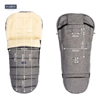 Gyermek lábzsák Zaffiro iGrow2.0 szürke