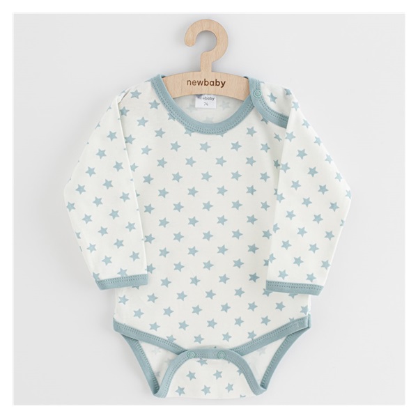 Baba body New Baby Classic II csillagokkal menta