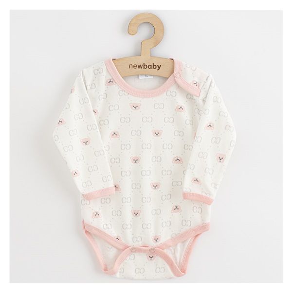 Baba body New Baby Classic II maci rózsaszín