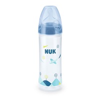 Baba cumisüveg NUK LOVE 250 ml, 6-18 h kék