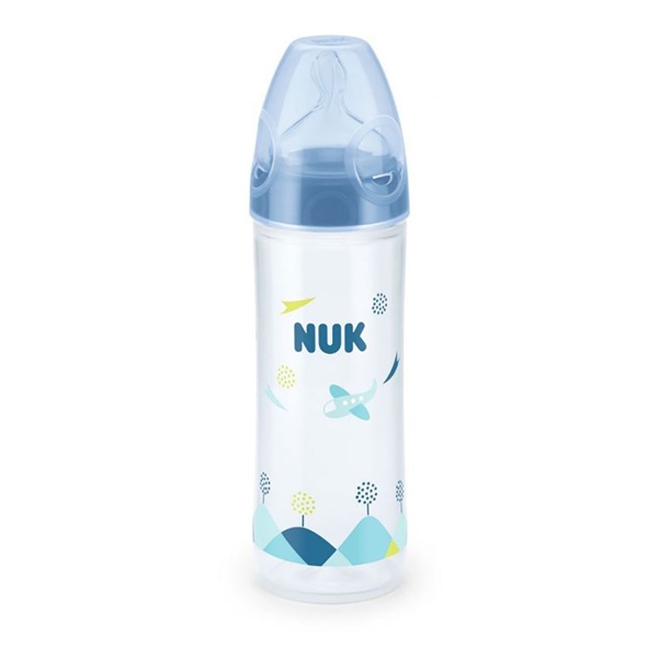 Baba cumisüveg NUK LOVE 250 ml, 6-18 h kék