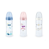 Baba cumisüveg NUK LOVE 250 ml, 6-18 h rózsaszín