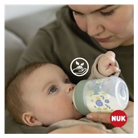 Baba tanuló itatópohár NUK for Nature hőmérséklet-jelzővel S zöld