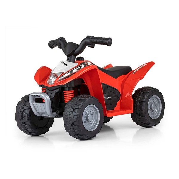 Elektromos négykerekű Milly Mally Honda ATV piros