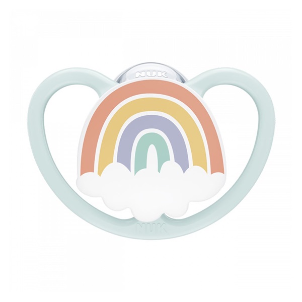 Baba cumi Space NUK 0-6h rainbow