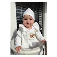 Baba kabátka gombokkal  New Baby Luxury clothing Laura fehér