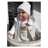 Baba pamut sapka New Baby Luxury clothing fehér