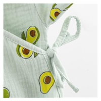 Csecsemő muszlin patentos body New Baby Avocado