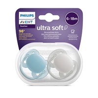 Baba cumi Ultrasoft Premium Avent 6-18 hónap 2 darab fiú