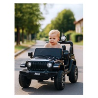 Gyermek elektromos autó Baby Mix Jeep Wrangler Rubicon fekete