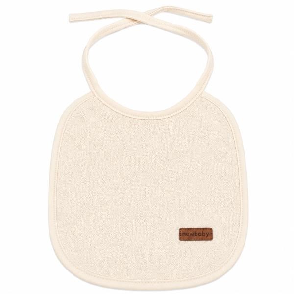 Gyermek frottír előke PVC-vel bélelve New Baby bézs