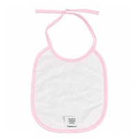 Gyermek frottír előke PVC-vel bélelve New Baby rózsaszín