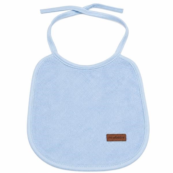 Gyermek frottír előke PVC-vel bélelve New Baby kék