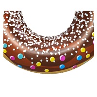 Gyermek nagy felfújható úszógumi Bestway DONUT 107cm brown