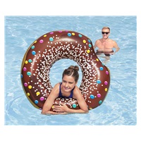 Gyermek nagy felfújható úszógumi Bestway DONUT 107cm brown