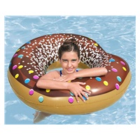 Gyermek nagy felfújható úszógumi Bestway DONUT 107cm brown