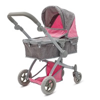 Babakocsi babáknak 2v1  Baby Mix pink-grey