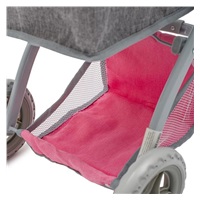 Babakocsi babáknak 2v1  Baby Mix pink-grey