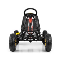 Go-kart Milly Mally Thor pedálos gyerek gokart fekete