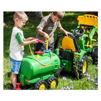 Pedálos traktor Rolly Toys John Deere Farmtrac zöld