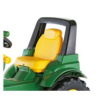 Pedálos traktor rakodó Rolly Toys John Deere Farmtrac zöld