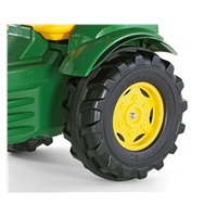 Pedálos traktor rakodó Rolly Toys John Deere Farmtrac zöld