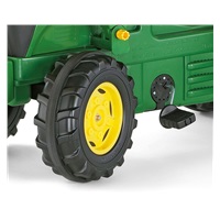 Pedálos traktor rakodó Rolly Toys John Deere Farmtrac zöld