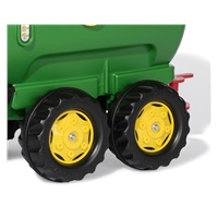 Tartálykocsi szivattyúval és locsolóval Rolly Toys John Deere zöld