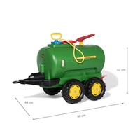 Tartálykocsi szivattyúval és locsolóval Rolly Toys John Deere zöld