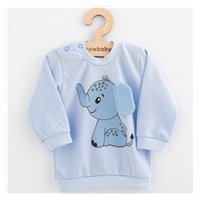 Baba együttes póló és szabadidő nadrág New Baby Happy Elephant blue