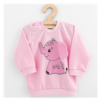 Baba együttes póló és szabadidő nadrág New Baby Happy Elephant pink