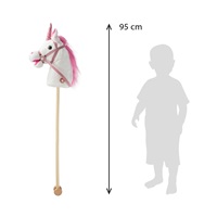 Hobby horse unicorn hanggal kerekekkel Nia Baby Mix white