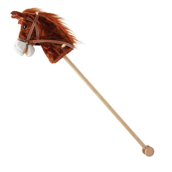 Hobby Horse hanggal kerekekkel Bruno Baby Mix Brown