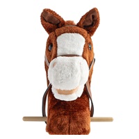 Hobby Horse hanggal kerekekkel Bruno Baby Mix Brown