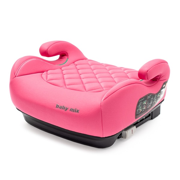 Autós ülésmagasító  BABY MIX HERO Plus ISOFIX I-SIZE pink